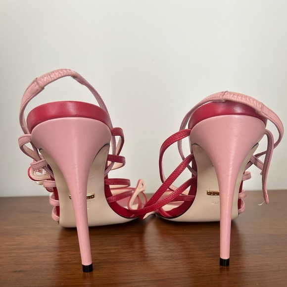 GUCCI ANETA 95mm strappy leather sandal EU40.5 - Picture 5 of 10